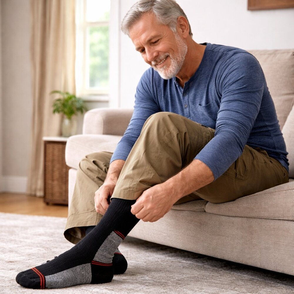 Thick Diabetic Socks - Set of 3 Pairs